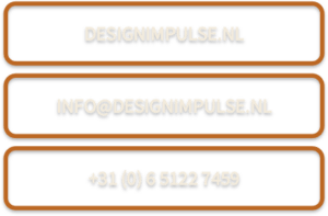 Contact Design Impulse through designimpulse.nl, info@designimpulse.nl, or +31 (0) 6 5122 7459.